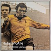 John McAlle Wolverhampton Wanderers Hall of Fame mounted Poster - a professionally printed image