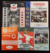 1989-1995 Canada Abroad Rugby Programmes (5): 1994 Canada A v England North and England Emerging
