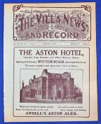Pre-War 1923/1924 Aston Villa reserves v Manchester United Central League match programme 5
