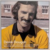 Derek Dougan Wolverhampton Wanderers Hall of Fame mounted Poster - a professionally printed image on