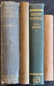1920-50s Rugby Books: EH Sewell, AA Thomson, WJA Davies and D Gent (4): Noted volumes by the Welsh-