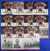 1948/49 Manchester United home match programmes Preston NE, Middlesbrough, Sheffield United,