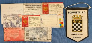 TICKETS: 2001/02 Premier League home match ticket v Spurs, home match ticket v Glasgow Celtic (