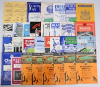 1958/59 Wolves Wolverhampton Wanderers Home & Away league match programmes: a comprehensive