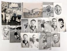 1950s Wolves Wolverhampton Wanderers Postcards Press Photographs: to include a good signed R Flowers