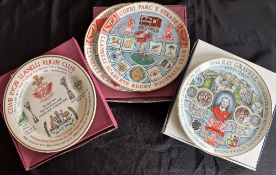Quartet of Llanelli Rugby Ceramic Commemorative Plates (4): Ray Gravell 2007 Limited Edition