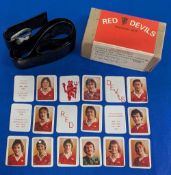Rare Manchester United 1977 FA Cup Winners Souvenir Red Devils Belt, with photographs, original