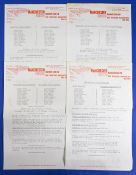 Manchester United 1979/80 home reserve programmes Coventry City, Huddersfield Town, Nottingham