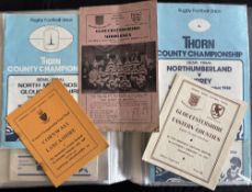 1947-1999 English County Championship Semi-Final Rugby Programmes (66): Two-thirds of the issues