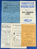 1946/47 season programme selection West Ham United v Manchester City (single sheet, 5 October),