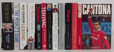 12x Manchester United hardback Football Books - Autobiography and Biography: Gary Nevill The Peoples