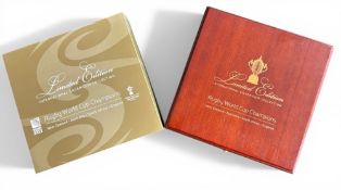 Scarce 2011 Ltd Ed RWC Silver Coin Collection, NZ Mint: Beautifully mounted, presented and secured