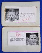 Ian McKechnie (1941-2015) Owned Autograph Cuttings (5) – featuring Ferenc Puskás, Paco Gento,