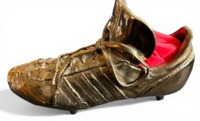 1988 Jonathan ‘Jiffy’ Davies’ Golden Cast Boot: Glossy golden covered cast from the actual boot of