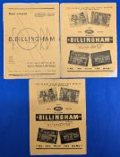 1936-1938 Wolverhampton Wanderers Wolves Home Reserves Central League Football Programmes x3: 10th