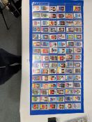 A & BC Bubble-Gum Football Cards - Green Backs 1969, all three series 170 cards and 3 checklist