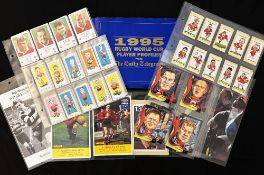 20th century Wales interest Rugby Cigarette/Trade Card Sets (5+): Full sets: 20 Welsh ‘Rugbys’,