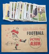 Chix Bubble Gum Football Cards Series 1 set of 48 (1953), with a selection of swaps, loose