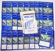 1955-59 Everton Football Programmes Collection, homes 1955/56 Arsenal, Manchester City, Charlton