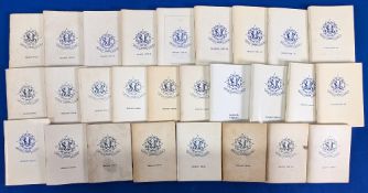 Good Collection of Southern Olympian Non-League Season Review Handbooks, now defunct, including