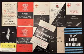 1946-1972 New Zealand in the UK Rugby Programmes (11): 46 Wales v Kiwis; 53 v Wales (last Welsh