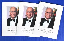 Service to Celebrate the Life of Bobby Charlton held at Manchester Cathedral Monday 13 November 2023