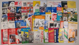 1960-2000 large collection of Rugby League Testimonial Souvenir Programmes, plus handbook assorted