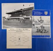1952/53 Oxford University v Royal Air Force single card programme at Ifley Road Running Ground,