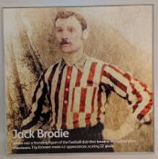 Jack Brodie Wolverhampton Wanderers Hall of Fame mounted Poster - a professionally printed image
