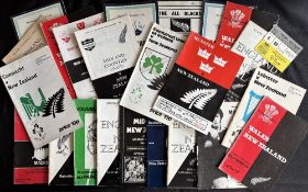 1967-68 onwards, NZ in the British Isles Rugby Programmes (25): 67-8 v England, Wales (poor), the