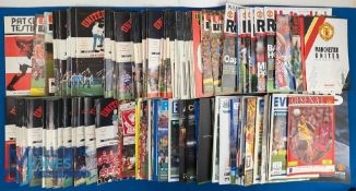 Collection of Manchester Utd home match programmes 1975/76 European Cup Winner 1968 (Crerand