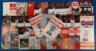 1968-2008 Manchester United Programmes and Booklets, to include league and cup fixtures plus 25
