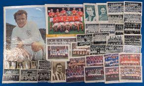 Period Football Tarde Cards, parts sets with photocards Ardath, Fleetway football teams, Pinnace