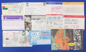 TICKETS: 1997/98 Manchester United away Premier League match tickets v Leeds United, Crystal Palace,