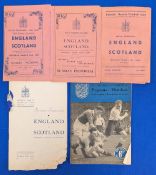 1935-1951 England Amateur v Scotland International and Amateur Cup Football Programmes: both
