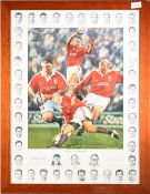 1997 British and I ‘Lions Victorious’ Art Portraits signed by Fran Cotton: After the great SA tour