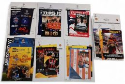 2020/2021 Manchester Utd Champions League aways to include Paris St Germain 8 page programme, 12
