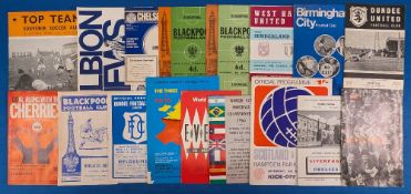 1960-1970 Football Programmes - Stoke v Santos (Pele) 1963, FA semi Liverpool v Chelsea 27th March