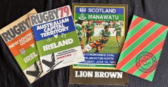1978 to 1990 Irish and Scottish Interest Rugby Programmes (4): Ireland v Wales 1978 (Wales Triple