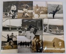 1956 Press Football Photographs: Manchester City Bert Trautmann, Blackburn’s goal 23rd Feb,