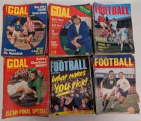 Charles Buchans Football Monthly and Goal Weekly Magazines, Football Monthly 1951 x1, 1967 x11, 1968