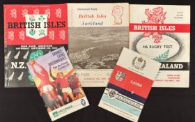 1959, 77 and 89 British and I Lions Rugby Programmes (5): 1959 v NZ 4th Test, v Auckland and v the