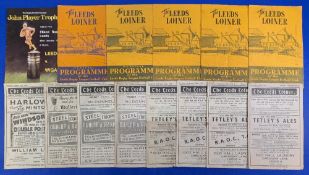 1948-1983 Leeds Rugby League Programmes v Leigh 11th Dec 1948, v Wigan 25th Feb 1950, x3, v