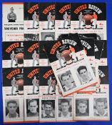 1955/56 Manchester United Div. 1 champions season complete league programmes nos. 1 – 21 plus All
