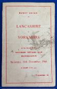 Assorted 1950s/60s Rugby League Programmes etc (29): Nice selection from a host of clubs, plus Lancs