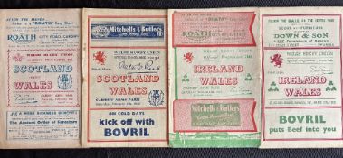 1948-52 Wales v Ireland and Scotland Rugby Programmes (4): v Scotland 1948 and 52 (Wales Grand