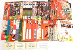 1963-1986 Manchester United Football Programmes, FA Final v Leicester 1963 v Wolves 30th Nov 1968, v