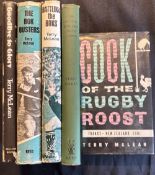 1950s-70s NZ Rugby Books by Terry McLean (5): The Battle for the Rugby Crown, 1956; Cock of the