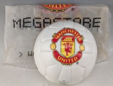 2003 Manchester United Club Shop Replica Football, with mega store bag