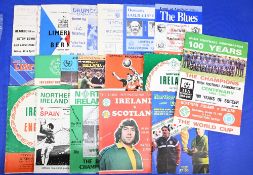 Selection of Irish football programmes 1954 Blackburn Rovers v Luton Town charity match 30 April